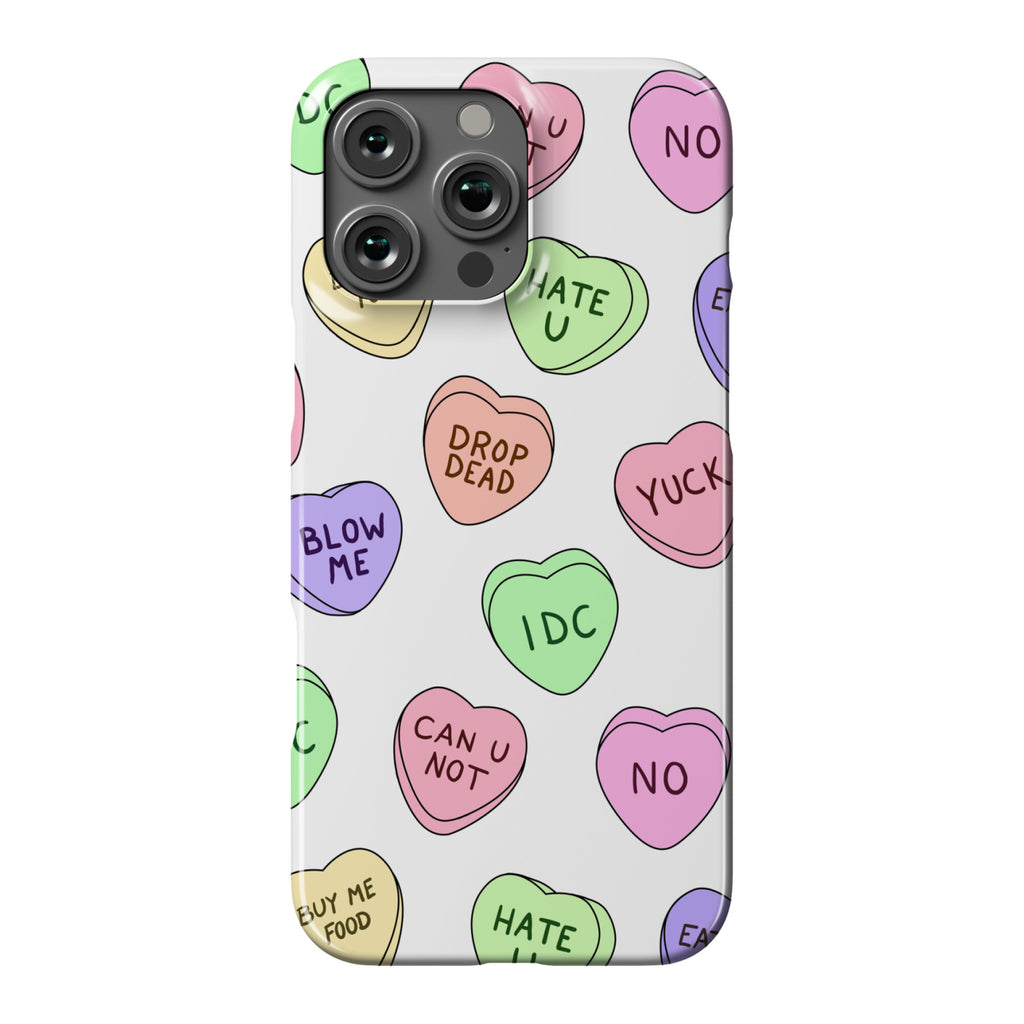 Conversation Hearts Phone Case