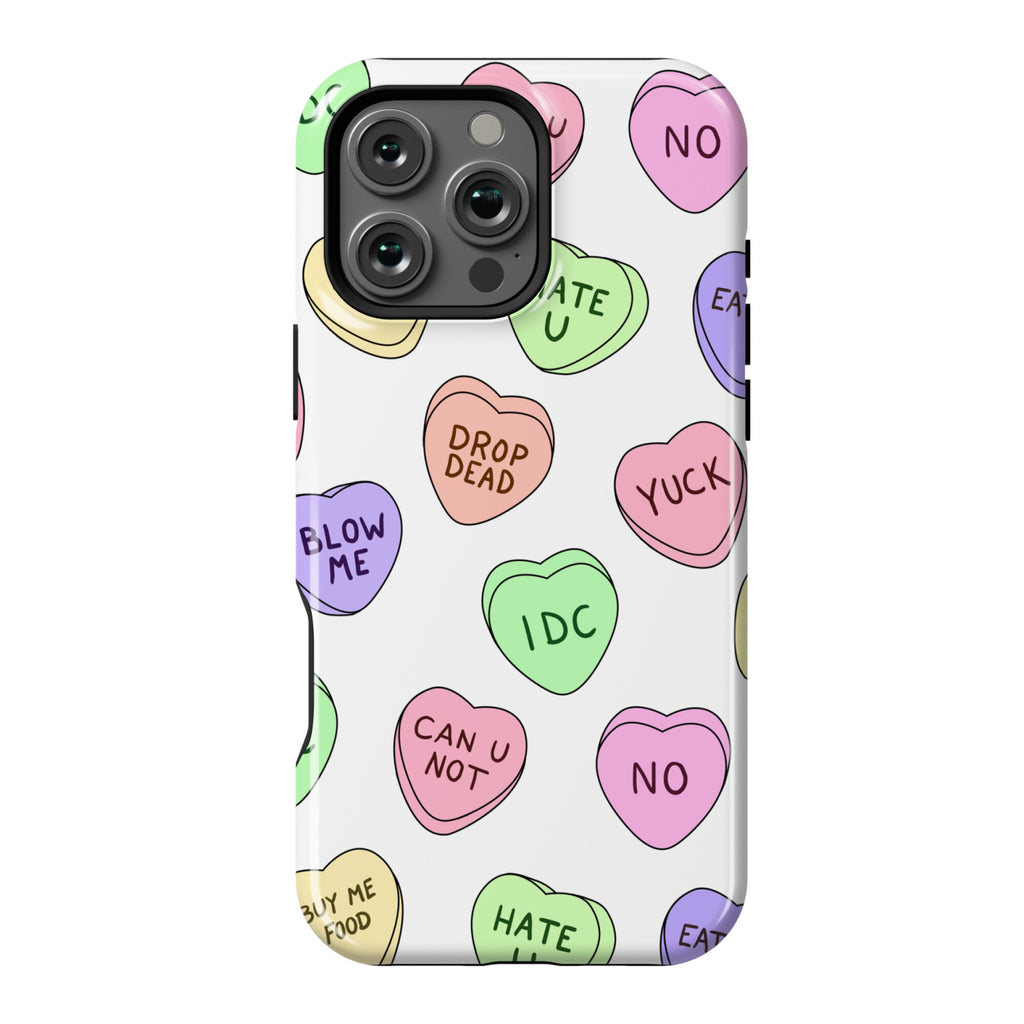 Conversation Hearts Phone Case