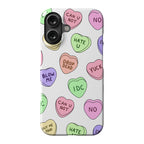 Conversation Hearts Phone Case