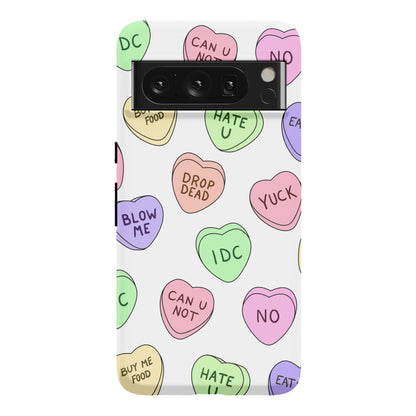 Conversation Hearts Phone Case