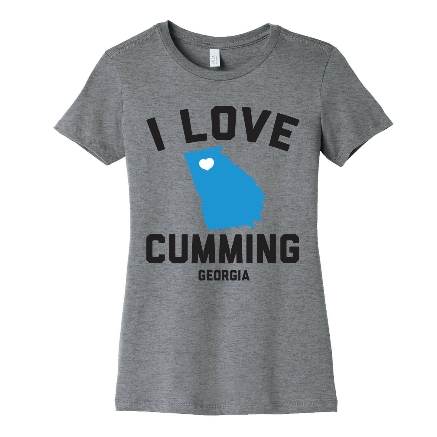 I Love Cumming Georgia Women's Cotton Tee