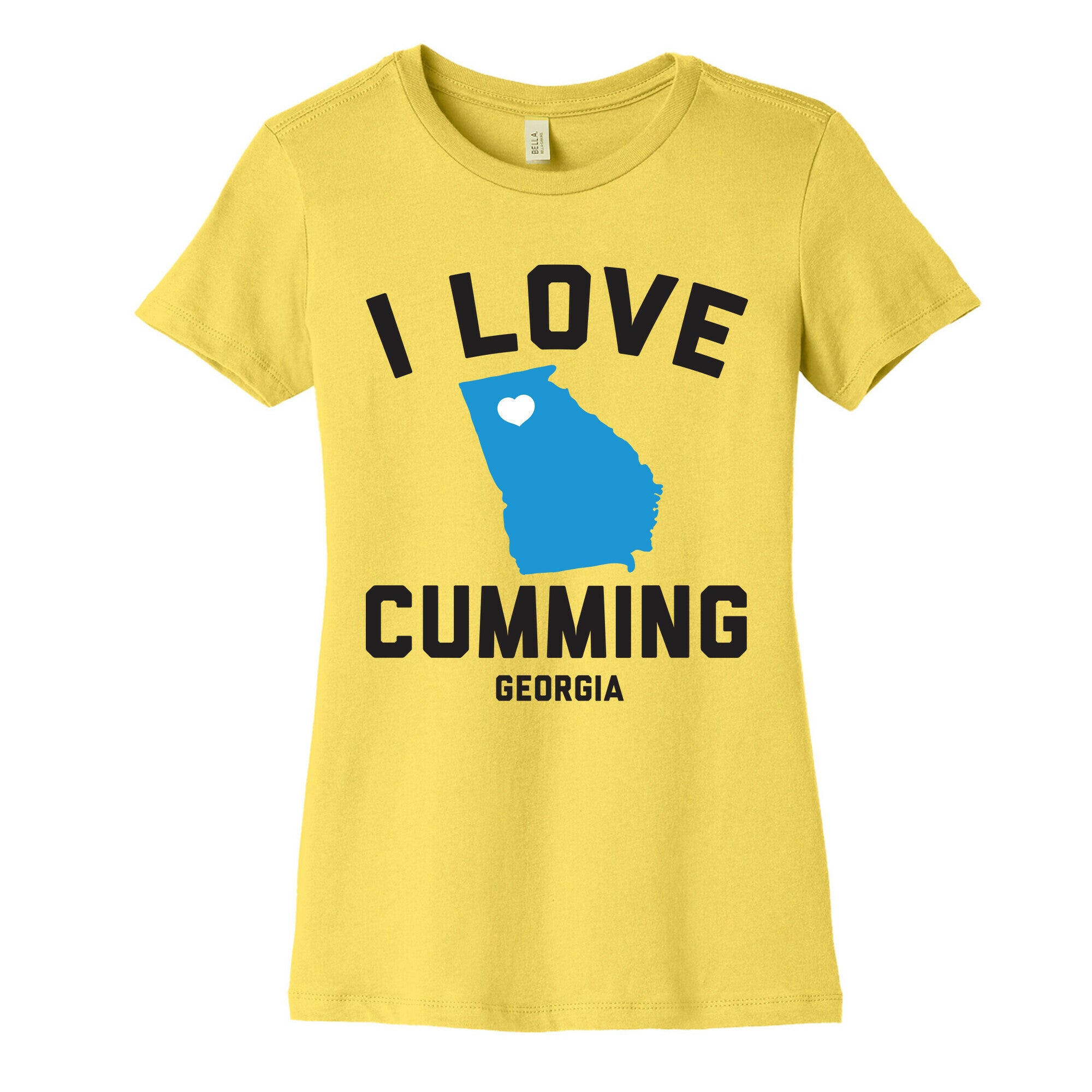 I Love Cumming Georgia Women's Cotton Tee