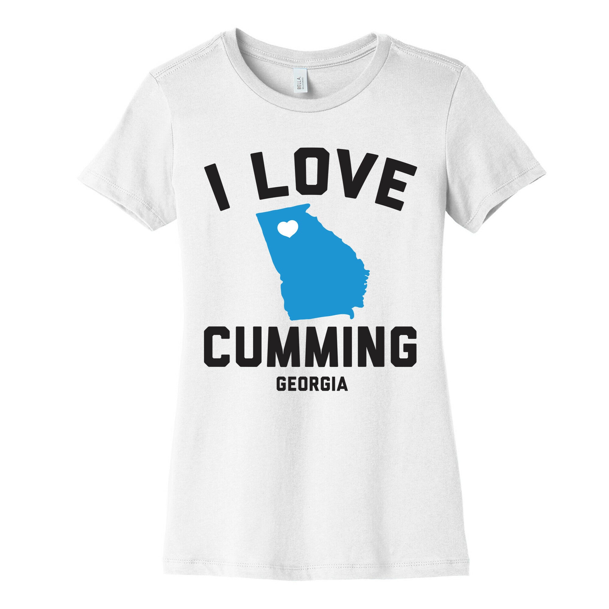 I Love Cumming Georgia Women's Cotton Tee
