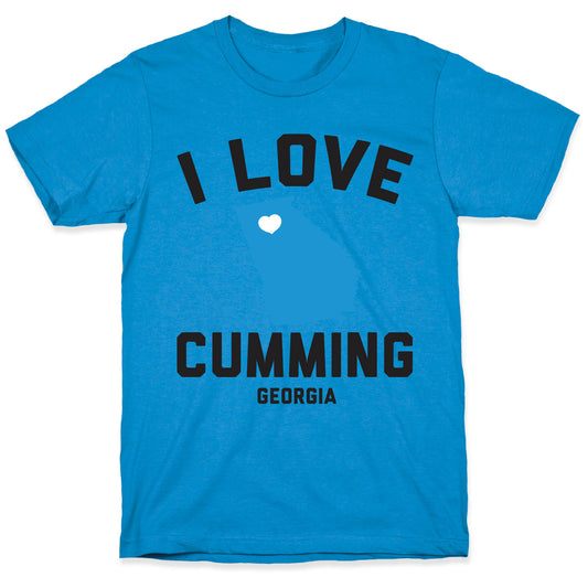 I Love Cumming Georgia T-Shirt