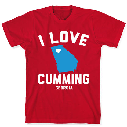 I Love Cumming Georgia T-Shirt