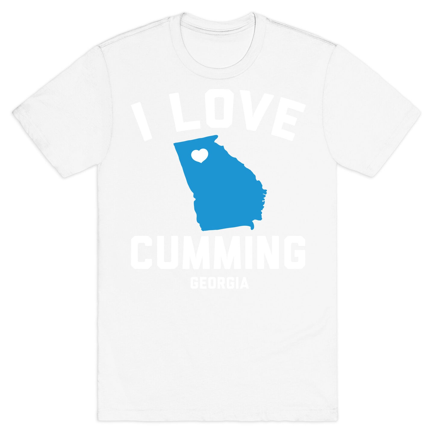 I Love Cumming Georgia T-Shirt