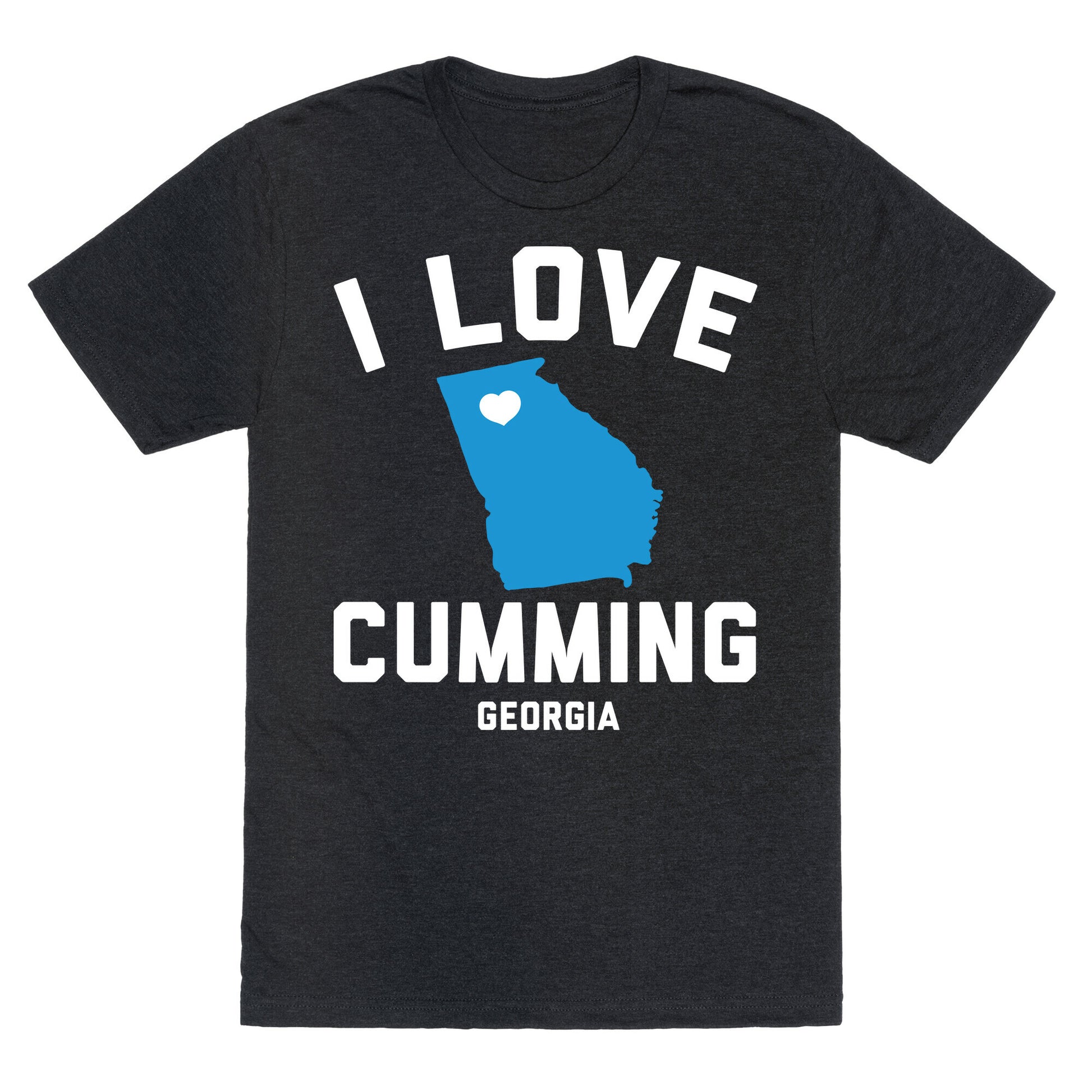 I Love Cumming Georgia Unisex Triblend Tee