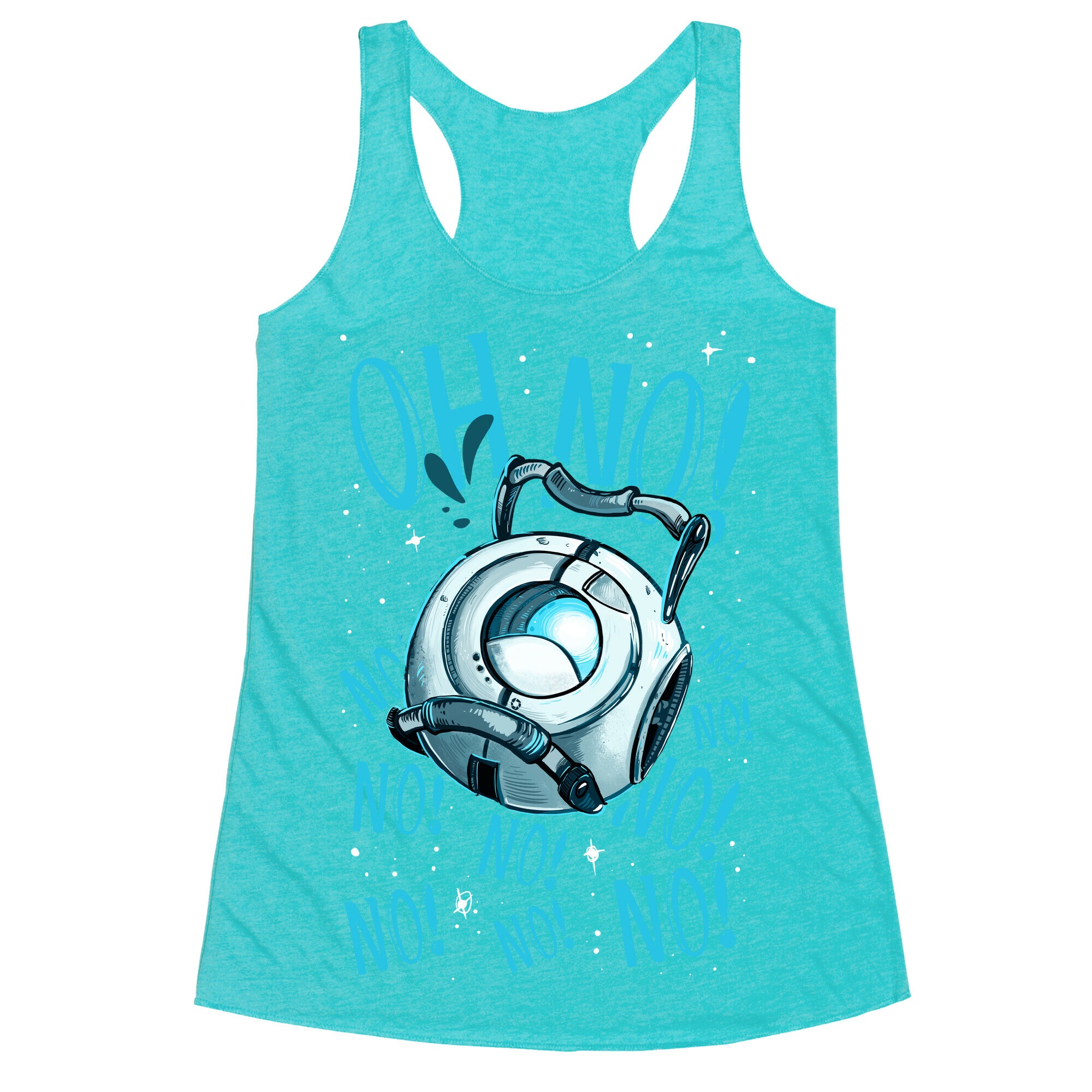 Oh No! (Wheatley) Racerback Tank