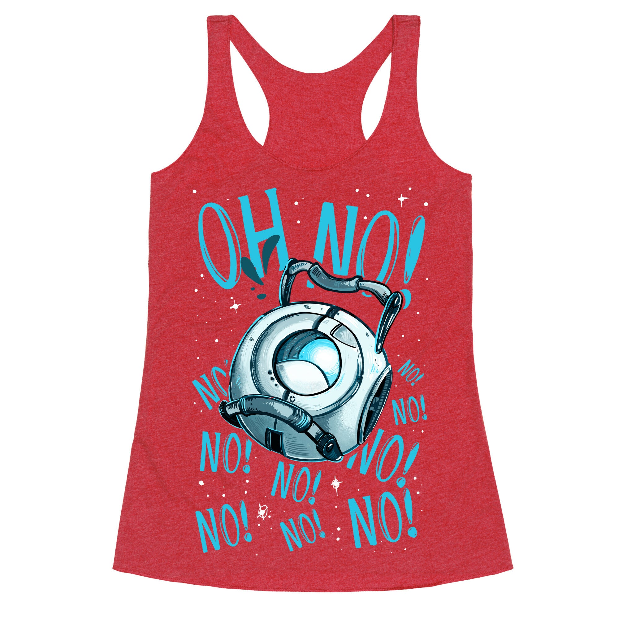 Oh No! (Wheatley) Racerback Tank