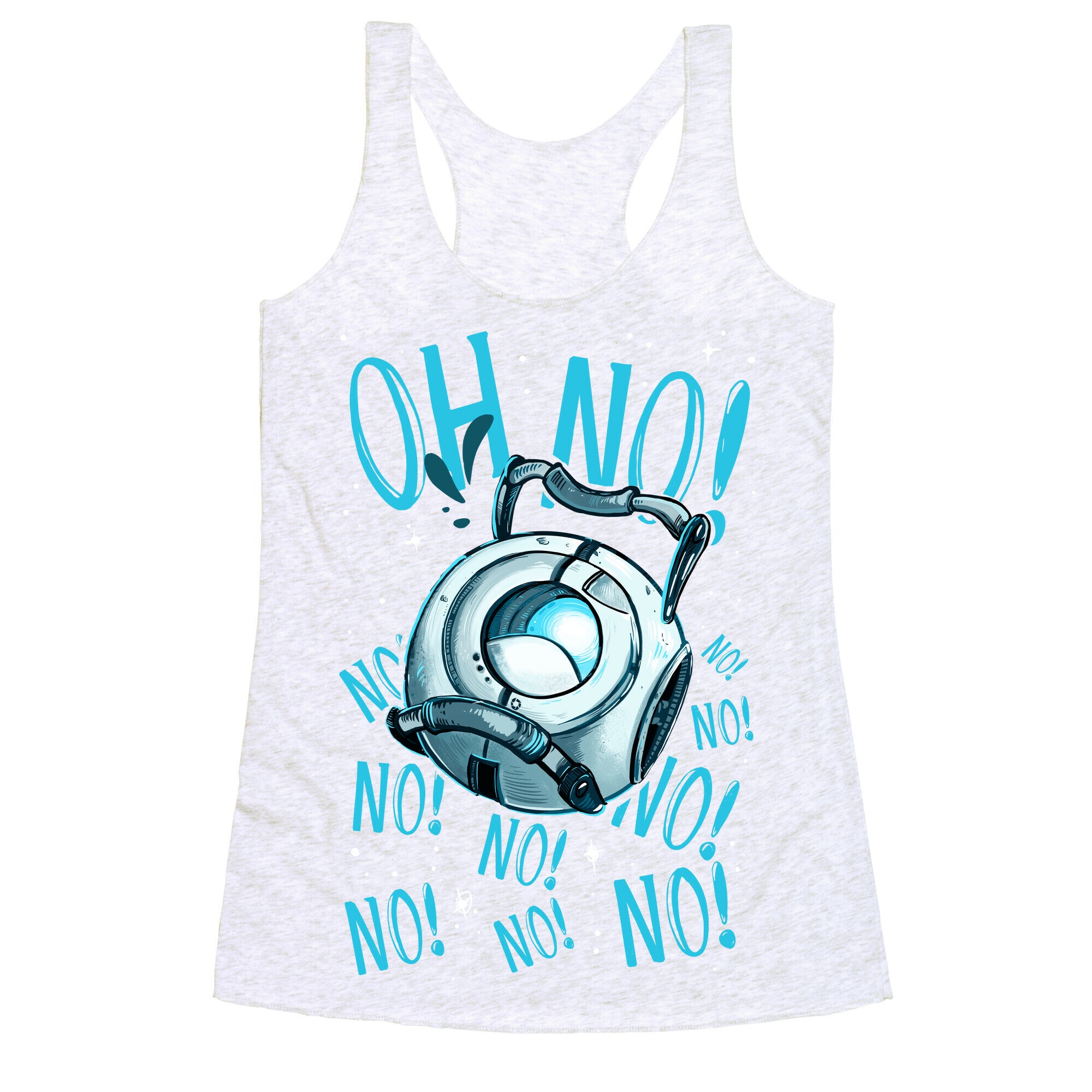 Oh No! (Wheatley) Racerback Tank