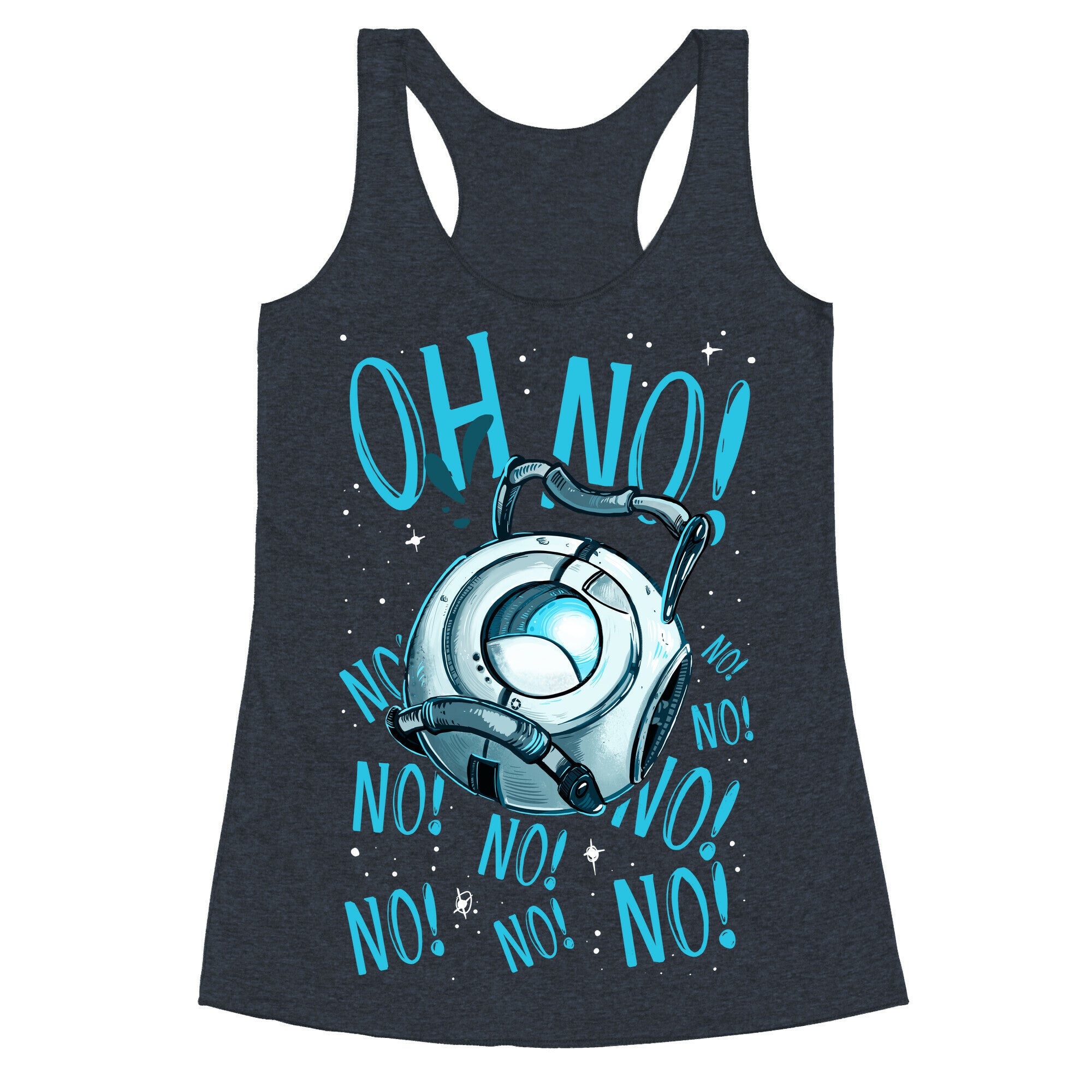 Oh No! (Wheatley) Racerback Tank