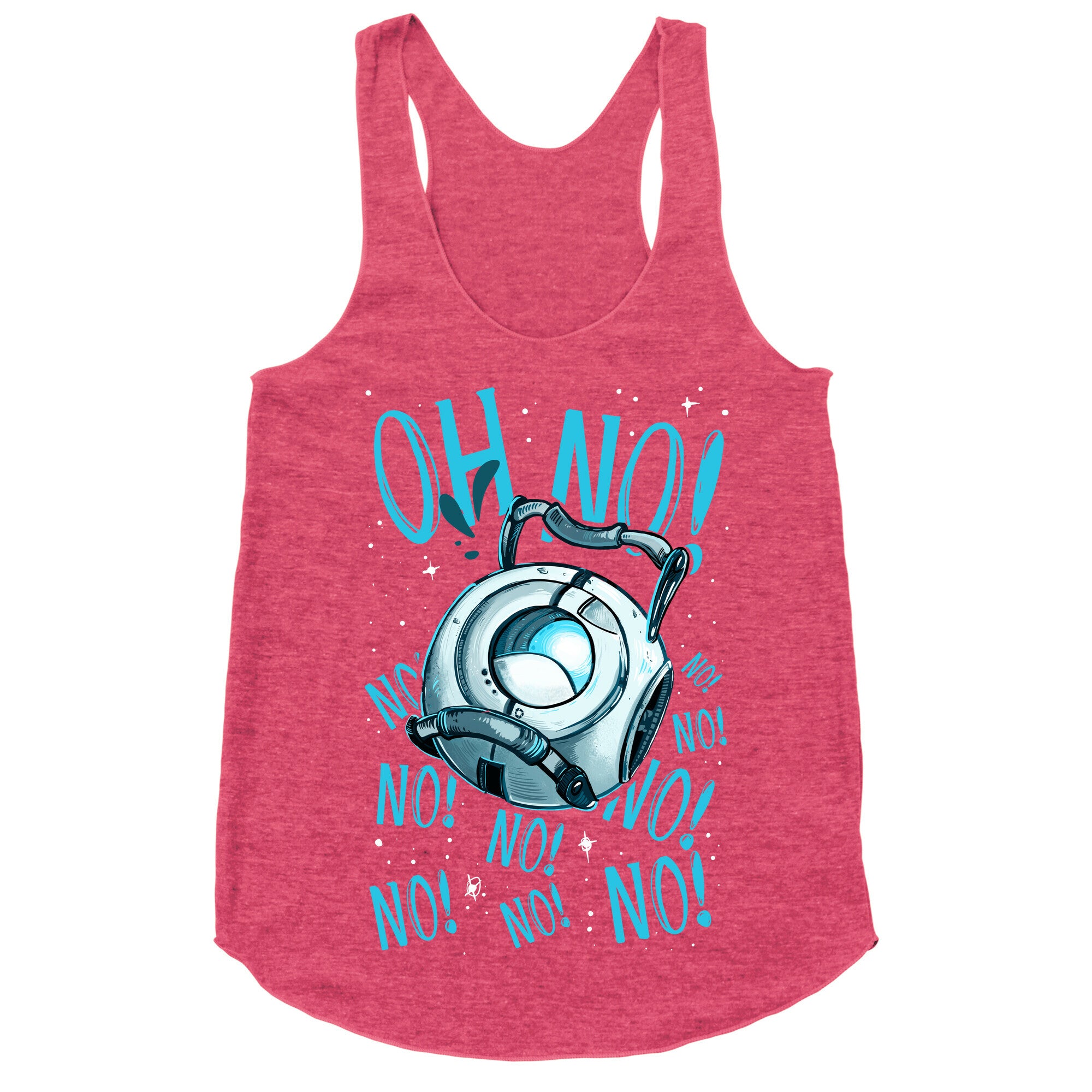Oh No! (Wheatley) Racerback Tank