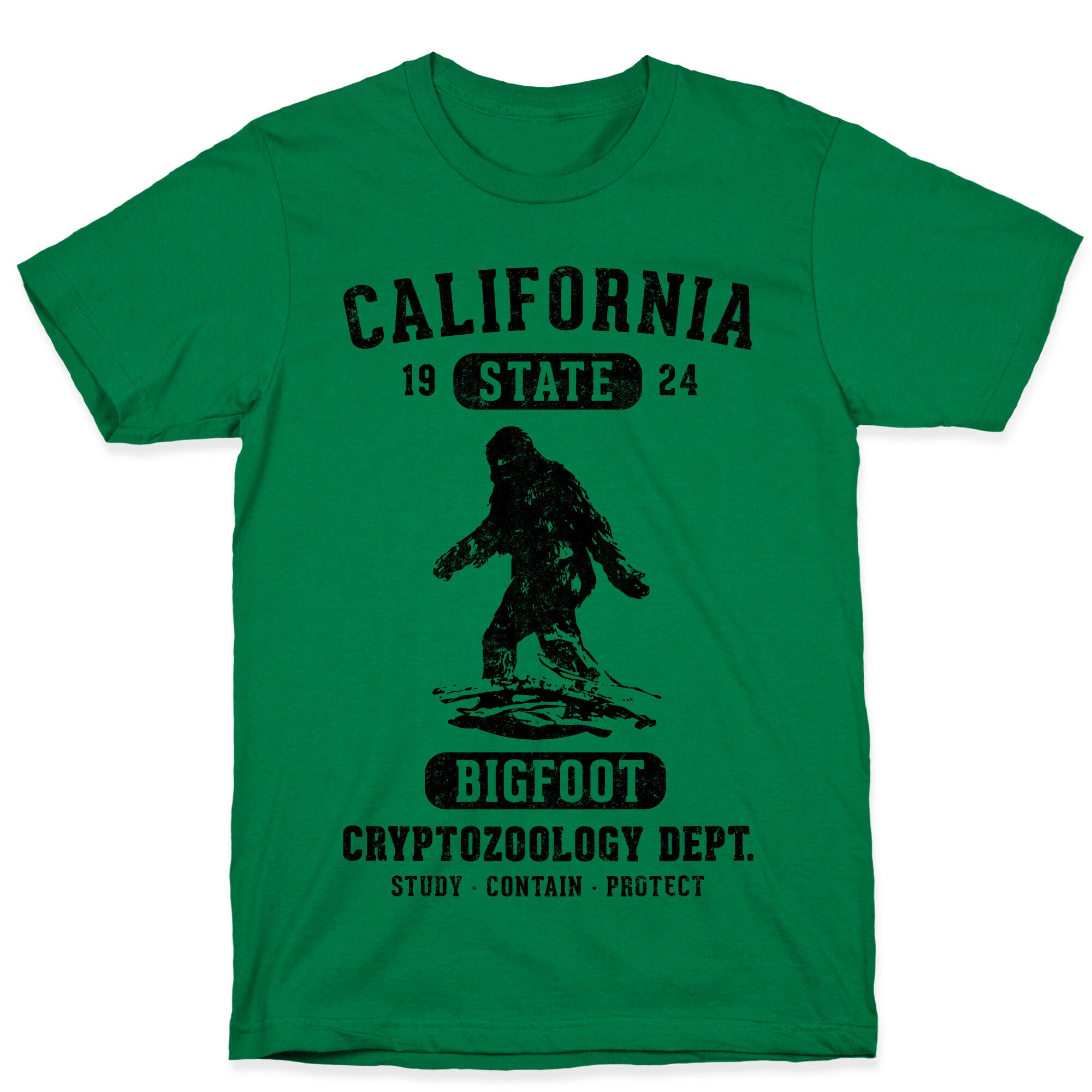 California Bigfoot Cryptozoology T-Shirt