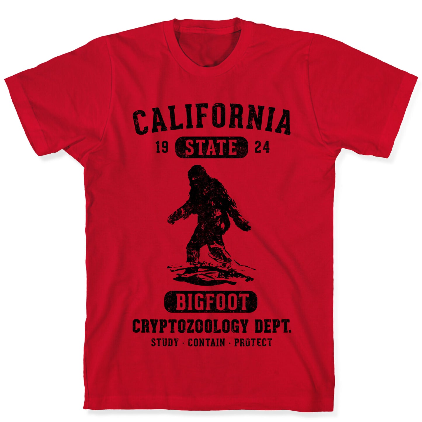 California Bigfoot Cryptozoology T-Shirt