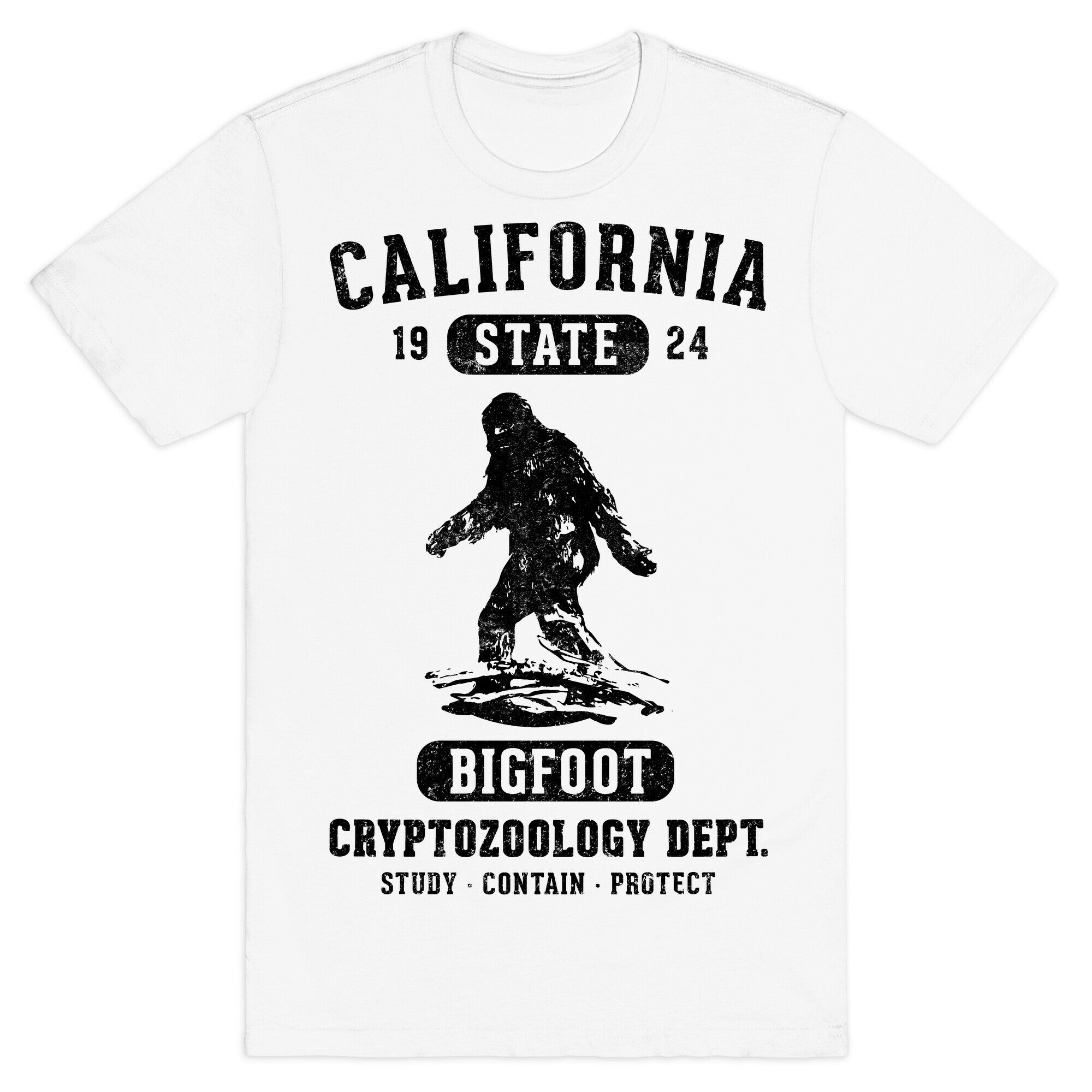 California Bigfoot Cryptozoology T-Shirt