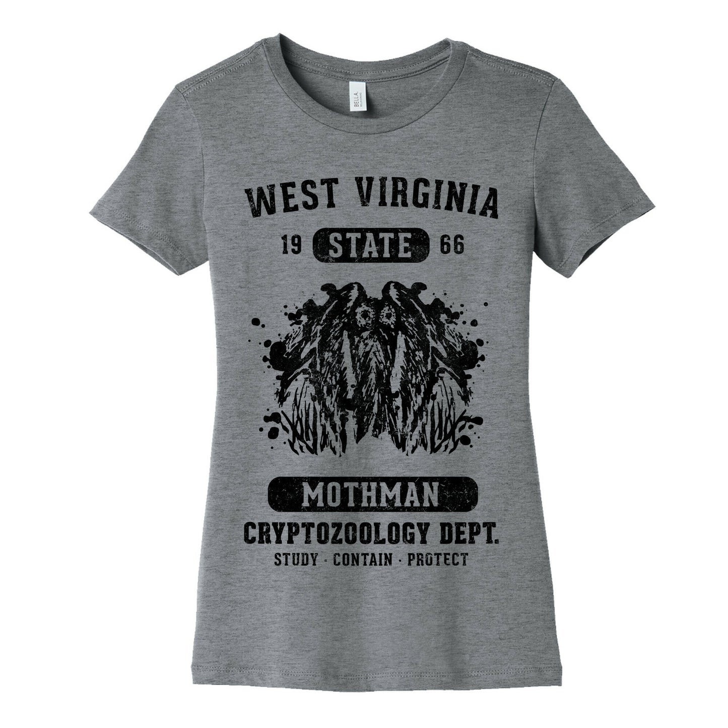 West Virginia Mothman Cryptozoology Women's Cotton Tee