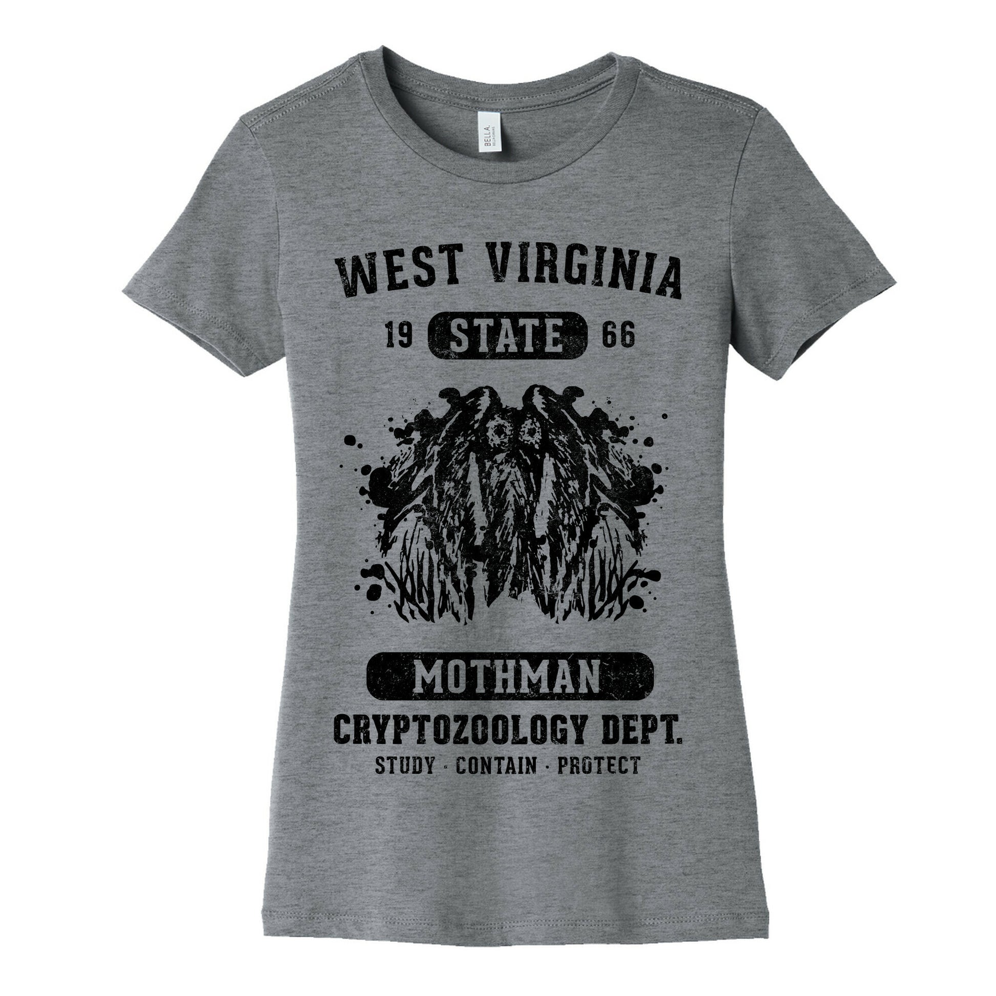 West Virginia Mothman Cryptozoology Women's Cotton Tee