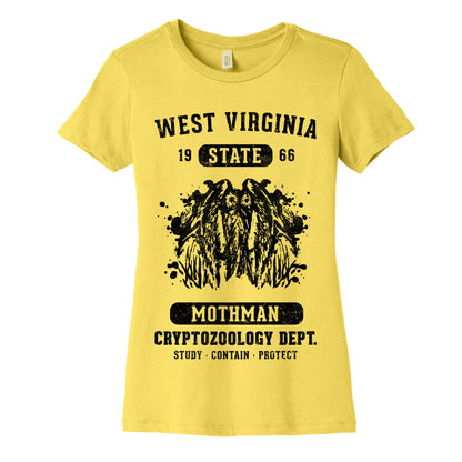 West Virginia Mothman Cryptozoology Women's Cotton Tee