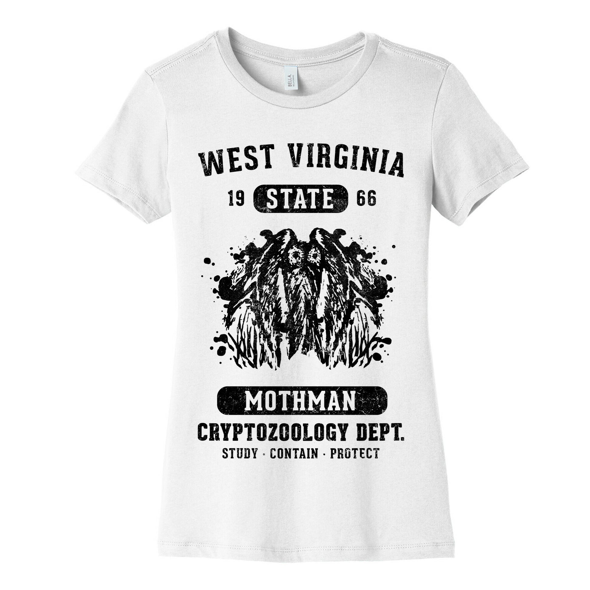 West Virginia Mothman Cryptozoology Women's Cotton Tee