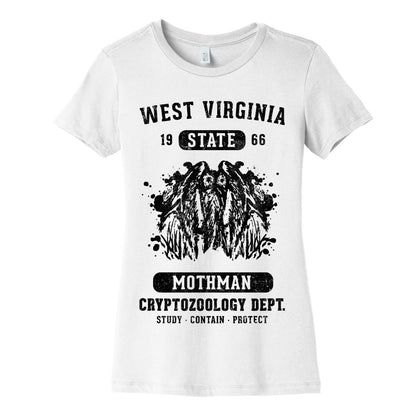 West Virginia Mothman Cryptozoology Women's Cotton Tee