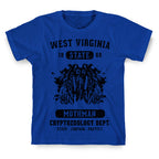 West Virginia Mothman Cryptozoology T-Shirt