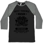 West Virginia Mothman Cryptozoology Baseball Tee