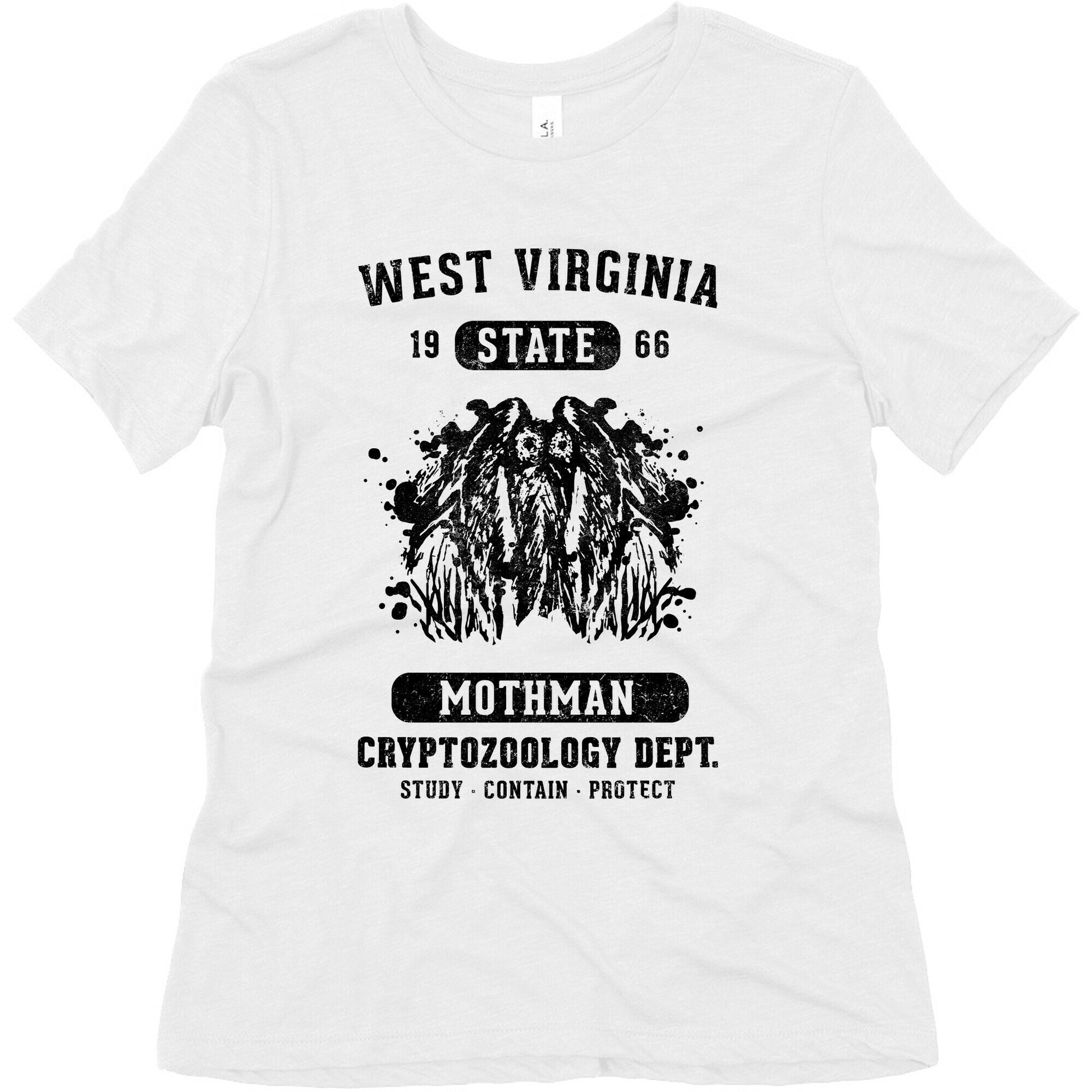 West Virginia Mothman Cryptozoology Women's Triblend Tee
