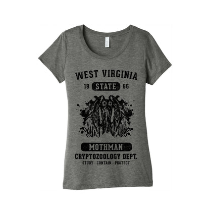 West Virginia Mothman Cryptozoology Women's Triblend Tee