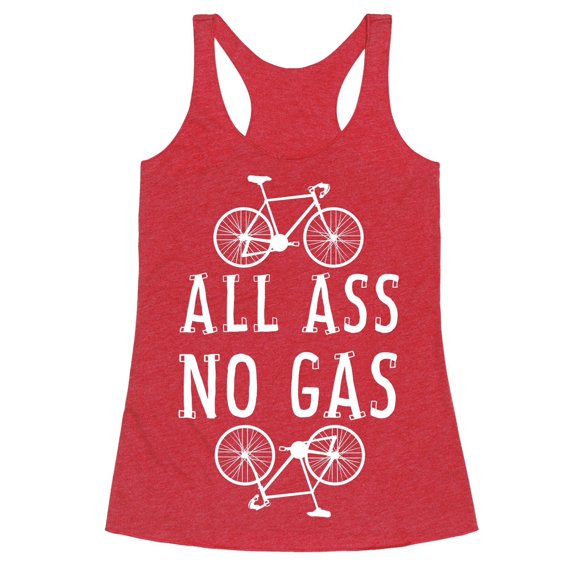 All Ass. No Gas! Racerback Tank
