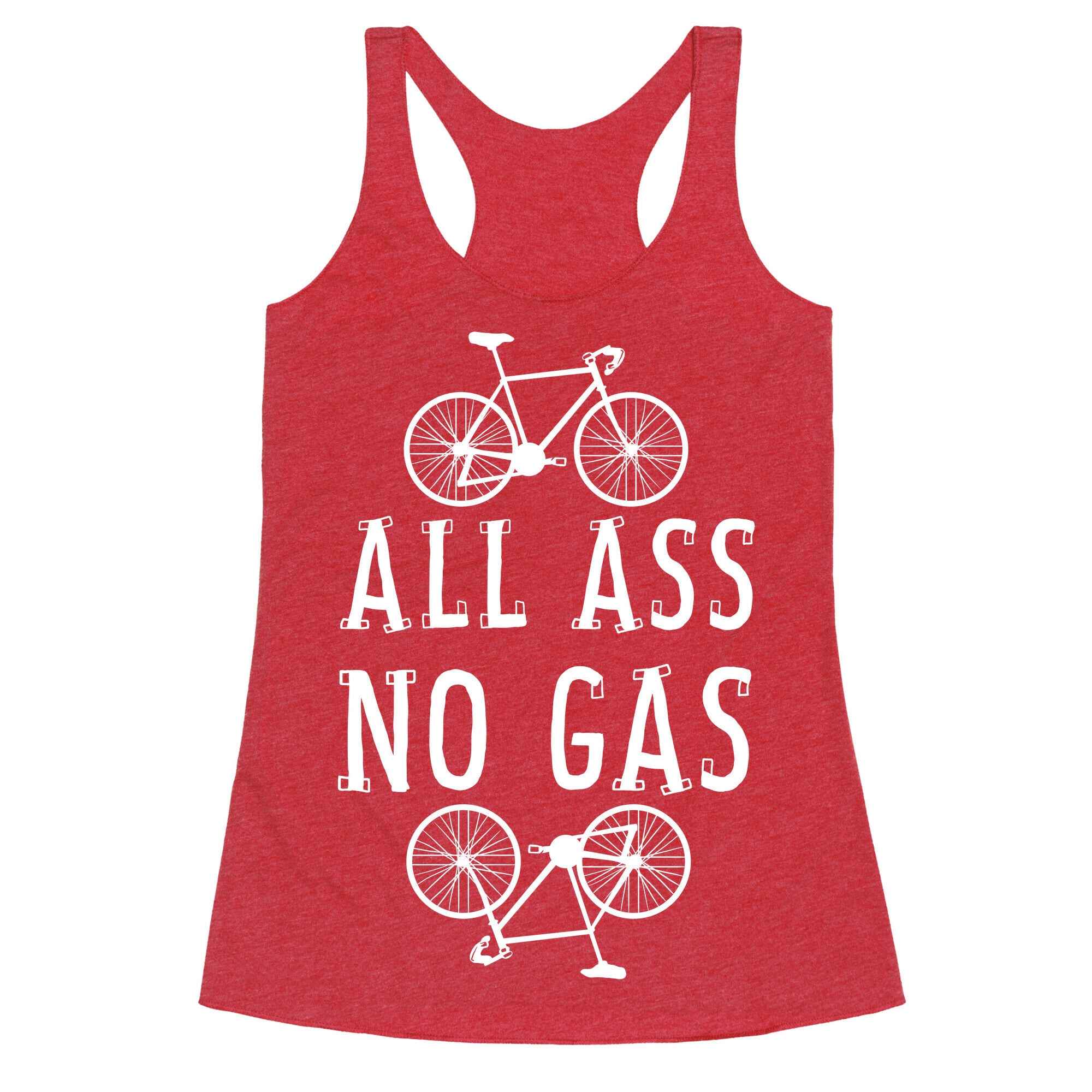 All Ass. No Gas! Racerback Tank