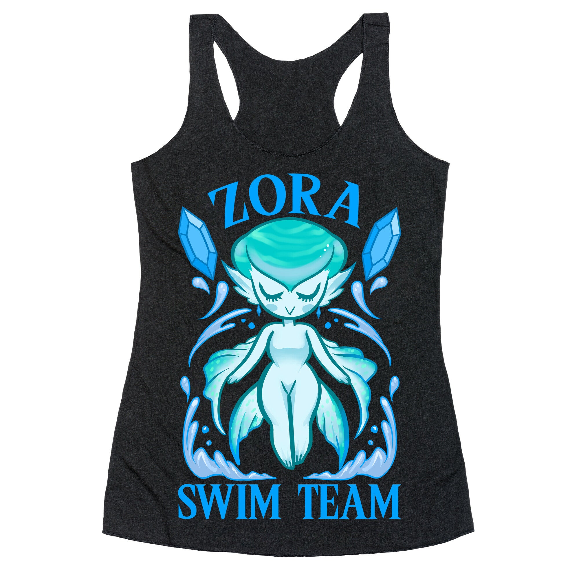 Zora Swim Team Parody Racerback Tank