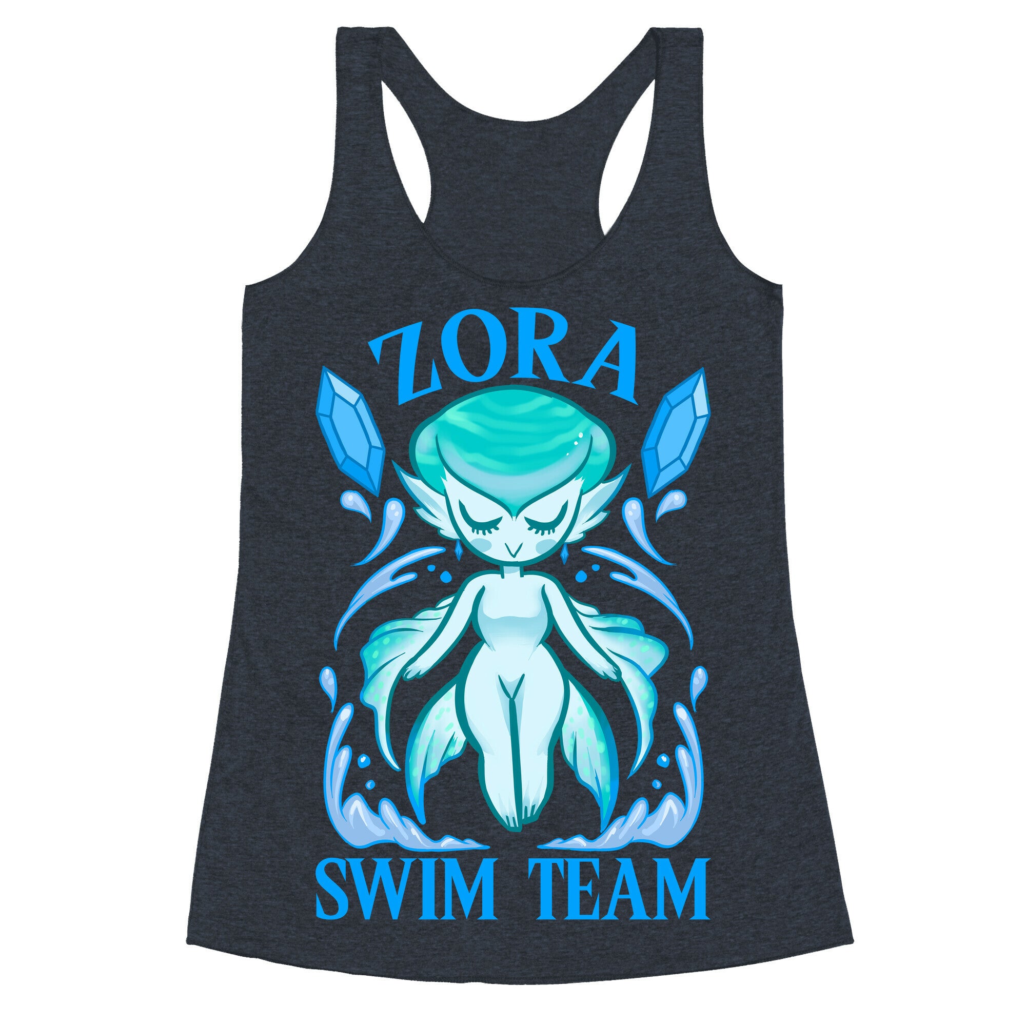 Zora Swim Team Parody Racerback Tank
