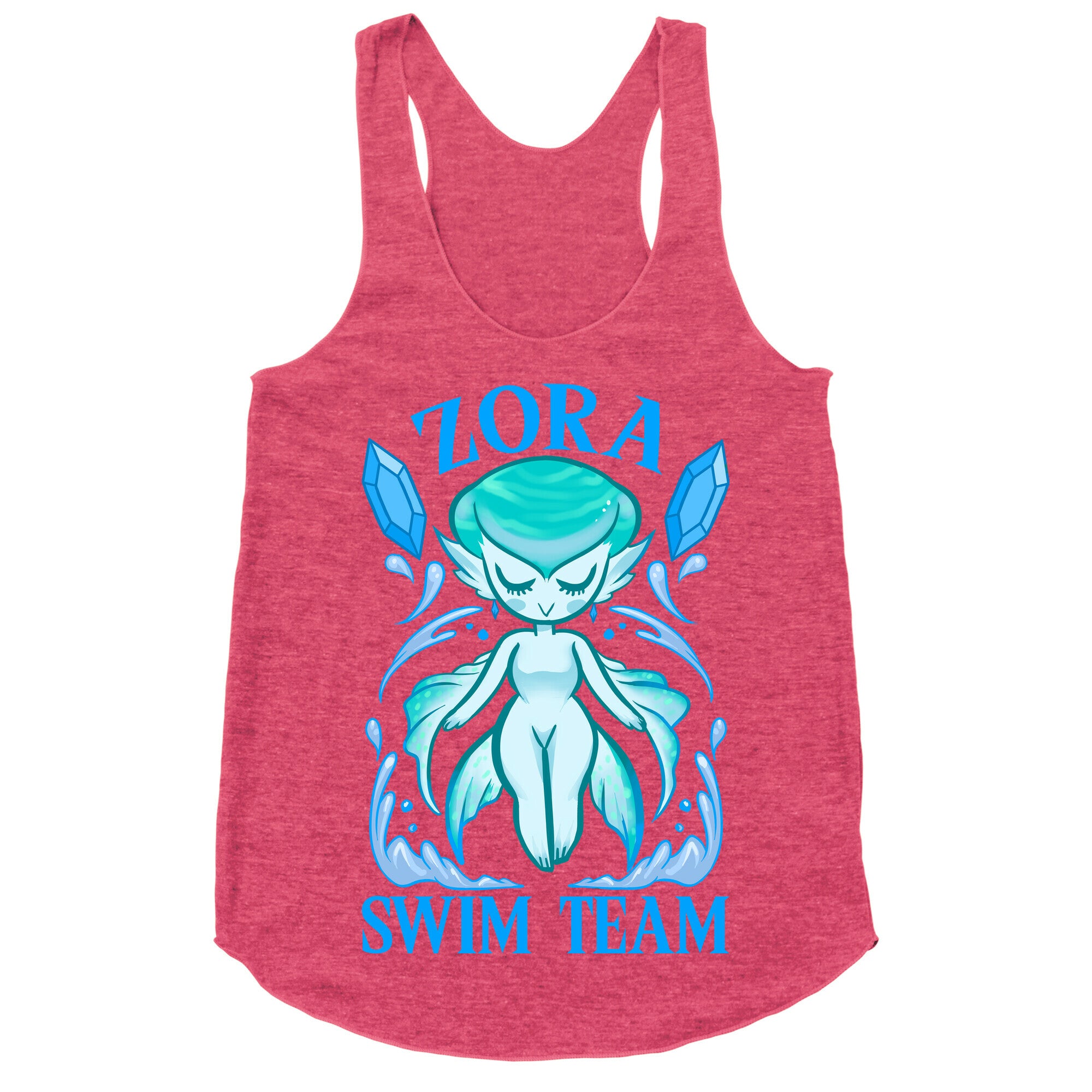 Zora Swim Team Parody Racerback Tank