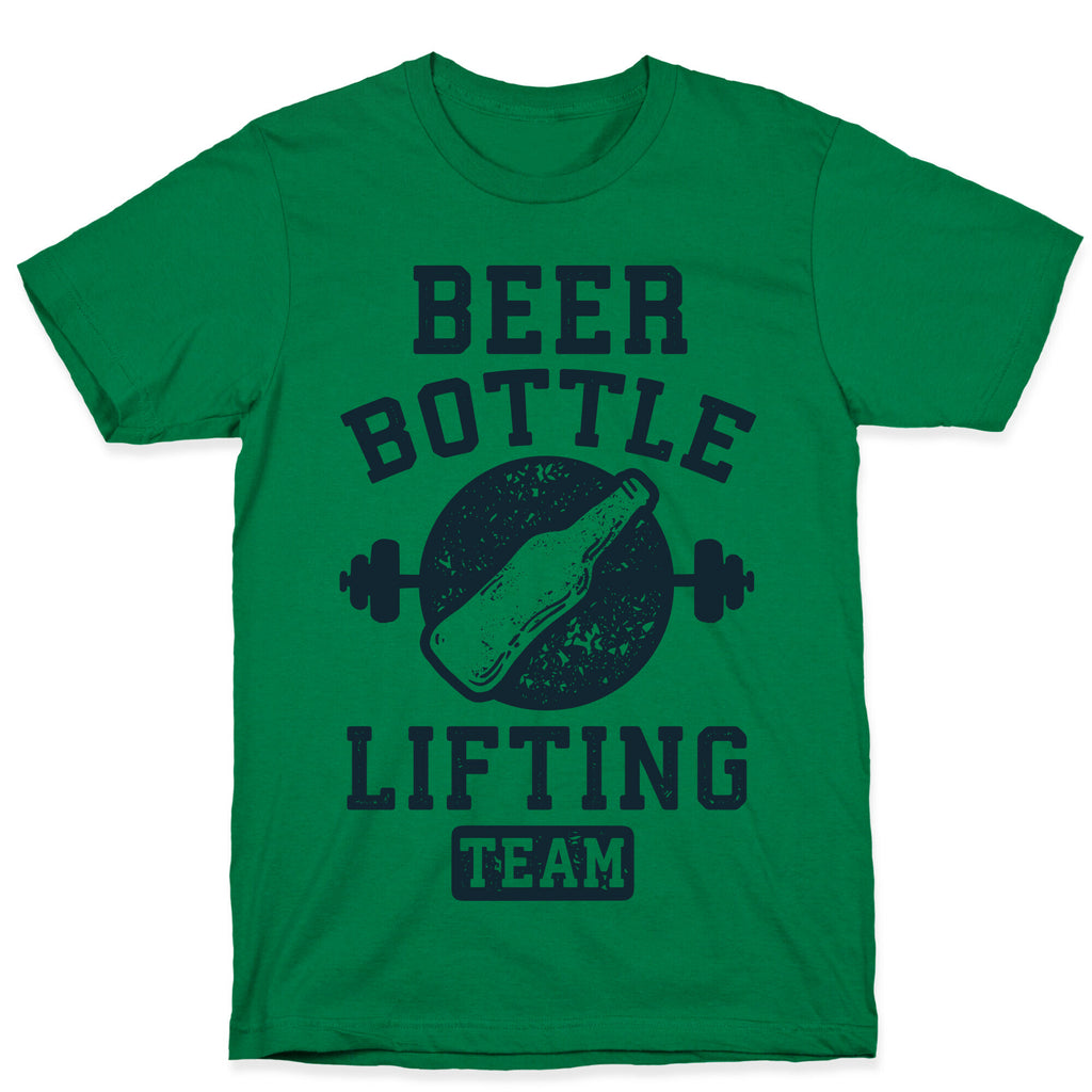 Beer Bottle Lifting Team T-Shirt