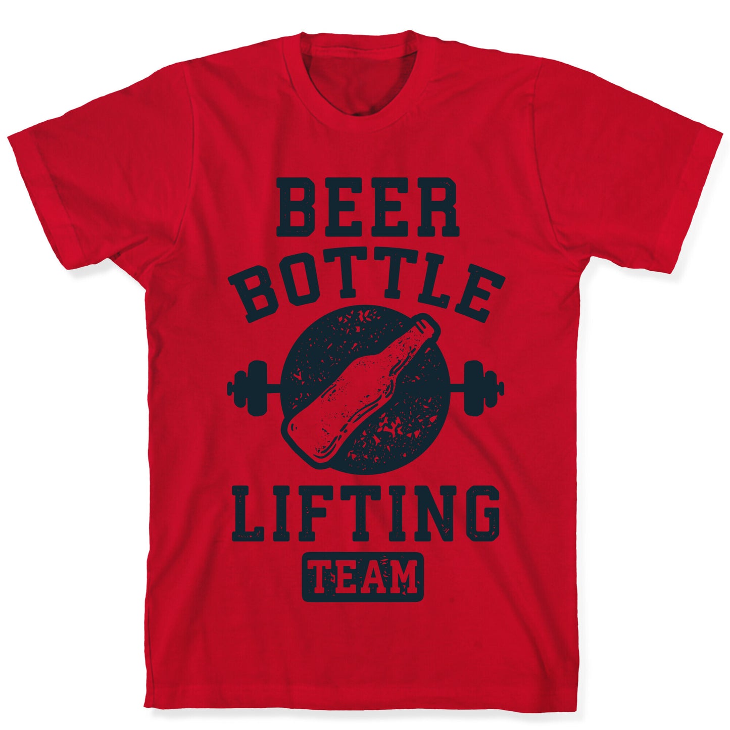 Beer Bottle Lifting Team T-Shirt