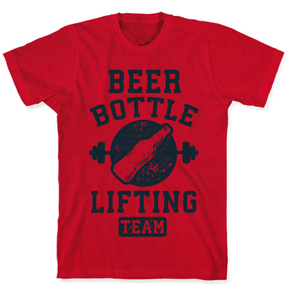 Beer Bottle Lifting Team T-Shirt