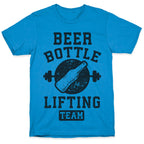 Beer Bottle Lifting Team T-Shirt