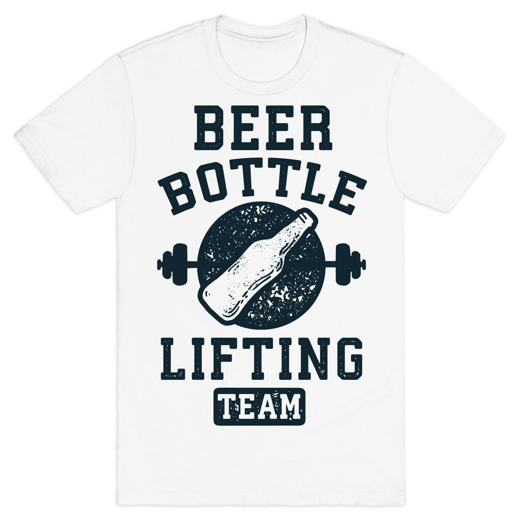 Beer Bottle Lifting Team T-Shirt