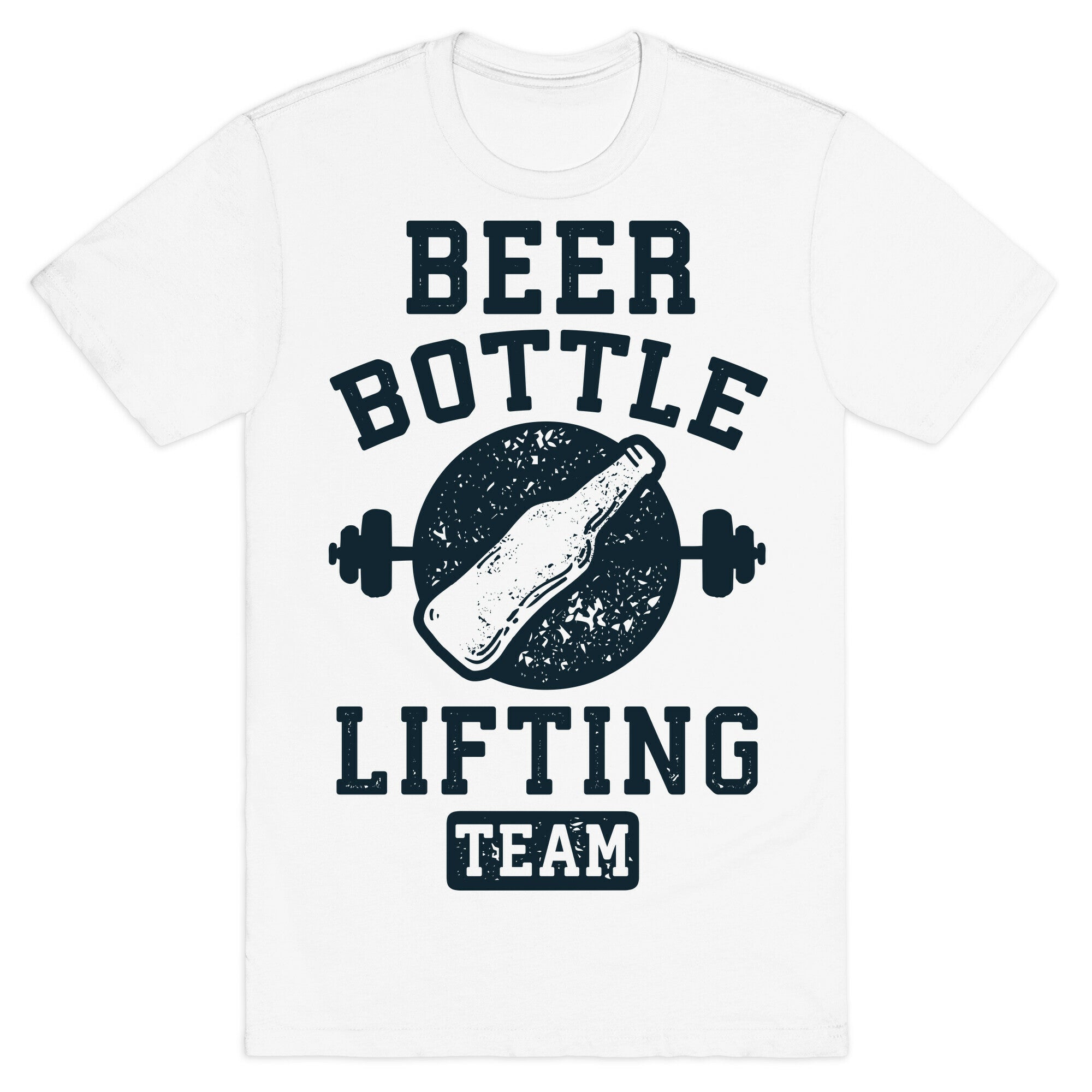 Beer Bottle Lifting Team T-Shirt