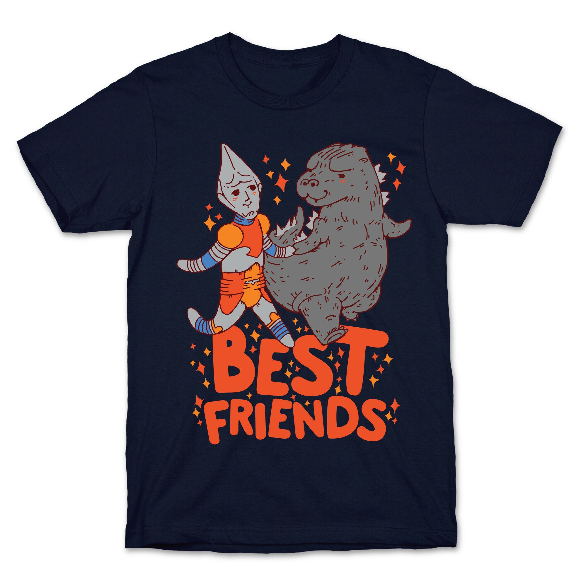 Best Friends Jet Jaguar & Godzilla T-Shirt