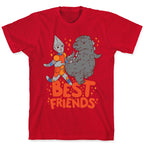 Best Friends Jet Jaguar & Godzilla T-Shirt