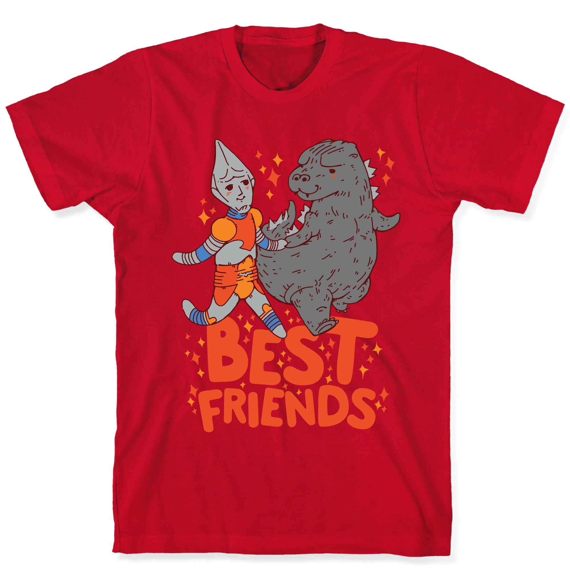Best Friends Jet Jaguar & Godzilla T-Shirt