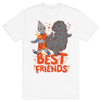 Best Friends Jet Jaguar & Godzilla T-Shirt