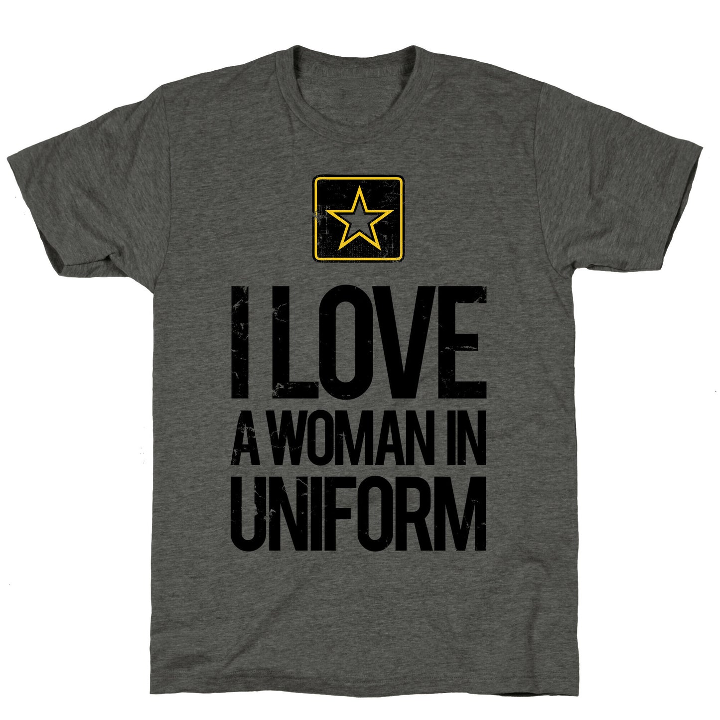 I Love A Woman In Uniform Unisex Triblend Tee