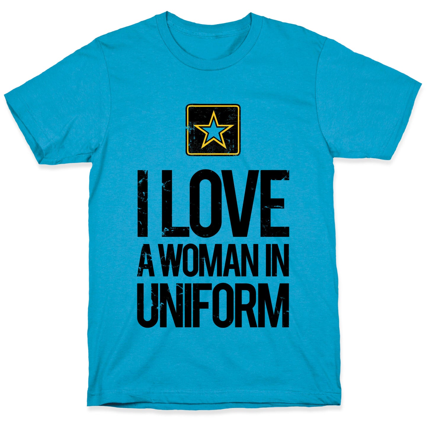 I Love A Woman In Uniform Unisex Triblend Tee