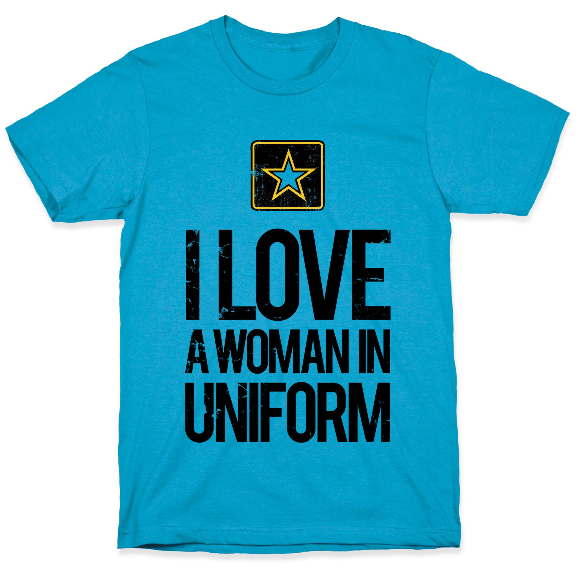 I Love A Woman In Uniform Unisex Triblend Tee