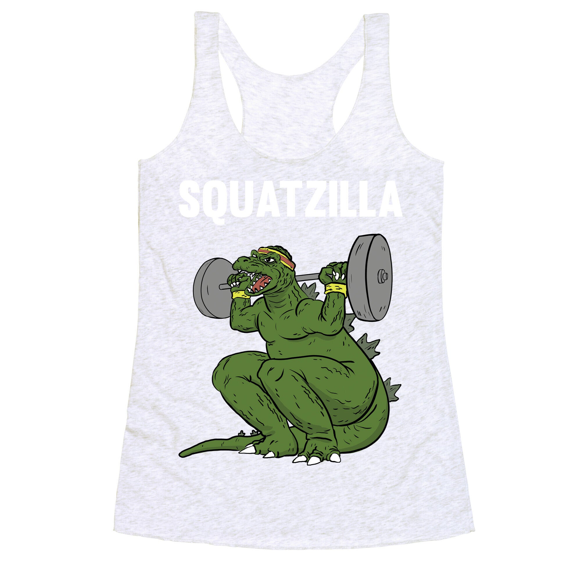Squatzilla Racerback Tank