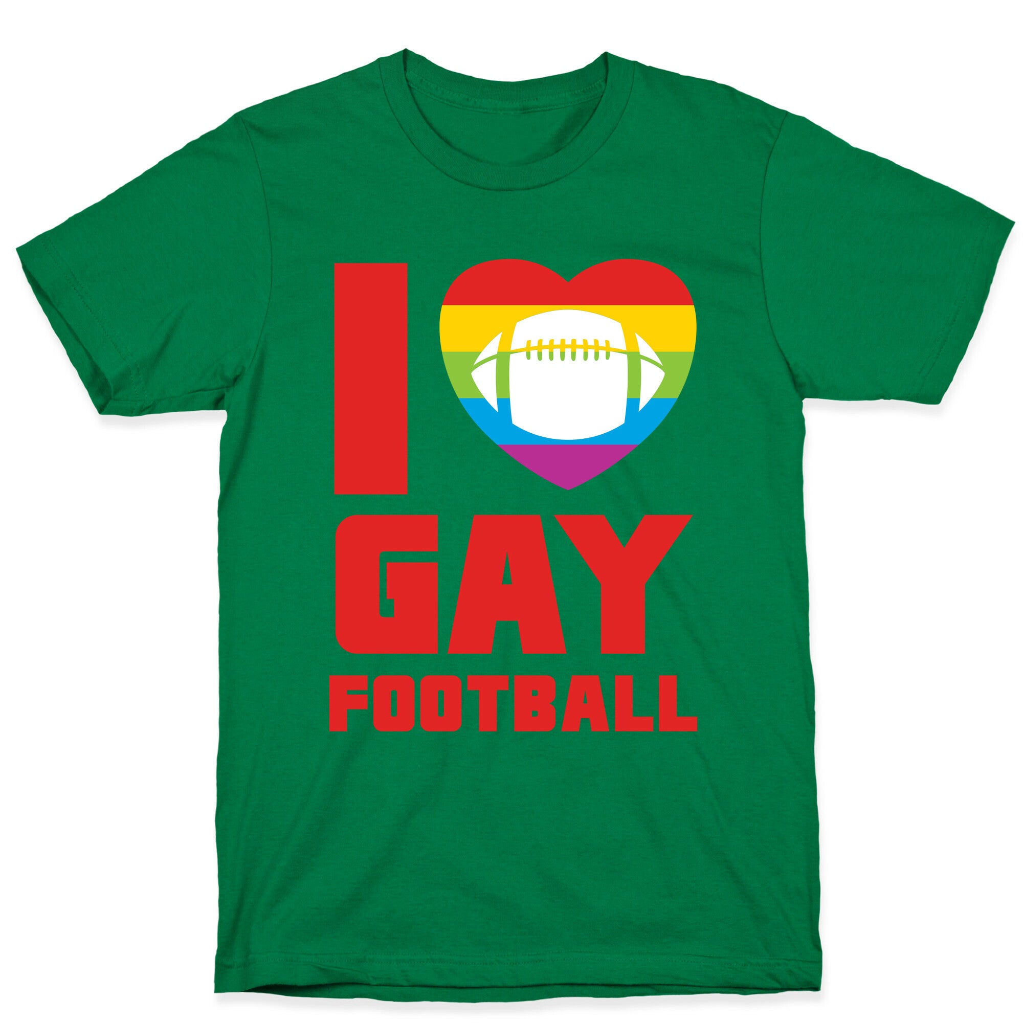 I Love Gay Football T-Shirt