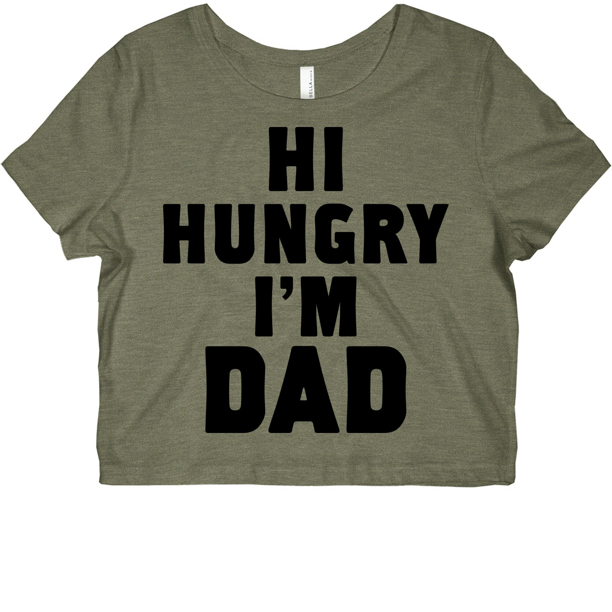 Hi Hungry I'm Dad Graphic Baby Tee