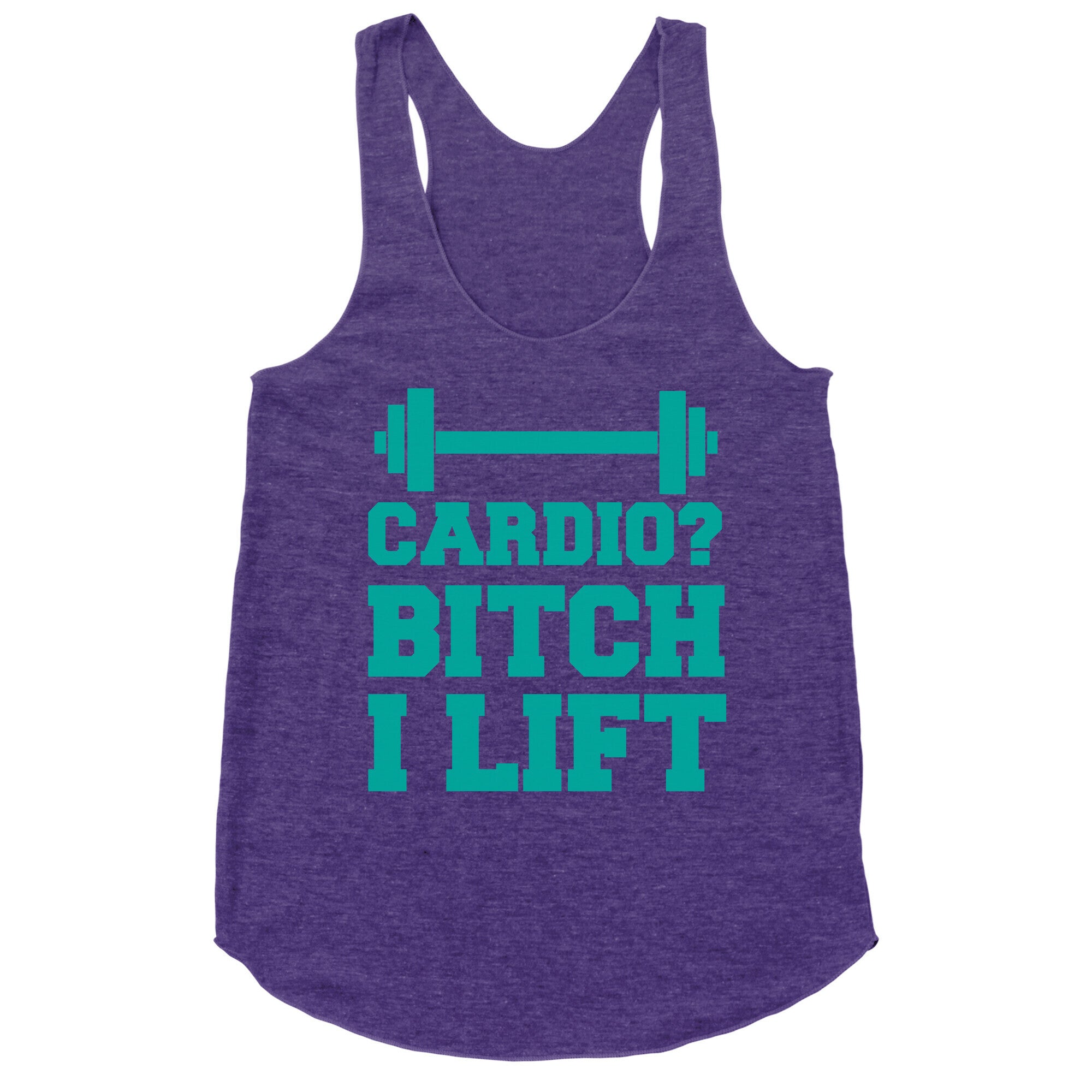 Cardio? Bitch I Lift Racerback Tank
